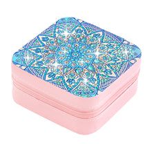 Load image into Gallery viewer, PU Partial Special Shaped Mandala Diamond Art Jewelry Box for Necklaces Earrings