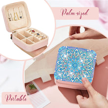 Load image into Gallery viewer, PU Partial Special Shaped Mandala Diamond Art Jewelry Box for Necklaces Earrings