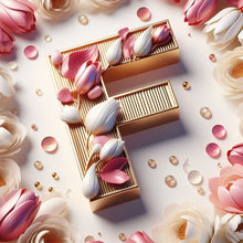 Load image into Gallery viewer, Diamond Painting - Full Round - Pink flower letter F (30*30CM)