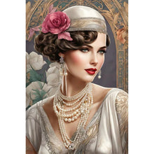 Load image into Gallery viewer, AB Diamond Painting - Full Round - lady (40*60CM)