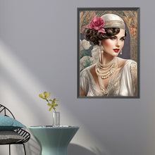 Load image into Gallery viewer, AB Diamond Painting - Full Round - lady (40*60CM)