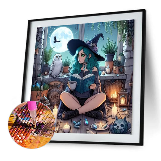 Diamond Painting - Full Round - Magical girl (50*50CM)