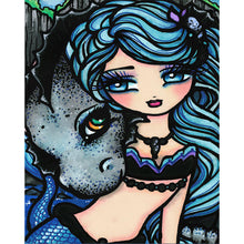 Load image into Gallery viewer, AB Diamond Painting - Full Round - dragon and girl (40*50CM)