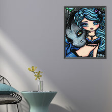 Load image into Gallery viewer, AB Diamond Painting - Full Round - dragon and girl (40*50CM)