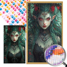 Load image into Gallery viewer, AB Diamond Painting - Full Round - Mysterious girl (40*70CM)