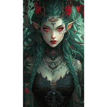 Load image into Gallery viewer, AB Diamond Painting - Full Round - Mysterious girl (40*70CM)