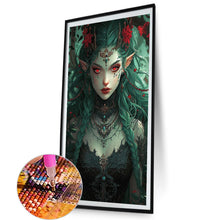 Load image into Gallery viewer, AB Diamond Painting - Full Round - Mysterious girl (40*70CM)