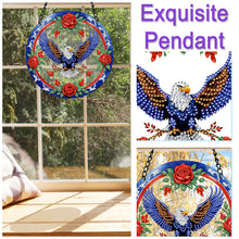 Load image into Gallery viewer, Animal Suncatcher Eagle Crystal Painting Ornaments for Home Window Wall