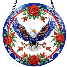 Load image into Gallery viewer, Animal Suncatcher Eagle Crystal Painting Ornaments for Home Window Wall