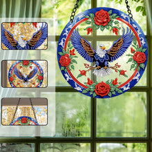 Load image into Gallery viewer, Animal Suncatcher Eagle Crystal Painting Ornaments for Home Window Wall