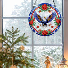 Load image into Gallery viewer, Animal Suncatcher Eagle Crystal Painting Ornaments for Home Window Wall