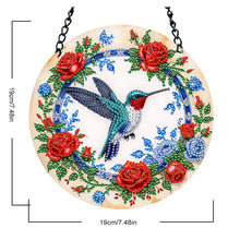 Load image into Gallery viewer, Animal Suncatcher Hummingbird Crystal Painting Ornaments for Home Window Wall