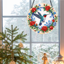 Load image into Gallery viewer, Animal Suncatcher Hummingbird Crystal Painting Ornaments for Home Window Wall