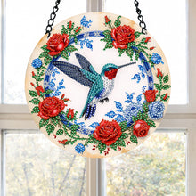 Load image into Gallery viewer, Animal Suncatcher Hummingbird Crystal Painting Ornaments for Home Window Wall