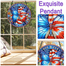 Load image into Gallery viewer, Animal Suncatcher Butterfly Crystal Painting Ornaments for Home Window Wall