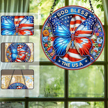 Load image into Gallery viewer, Animal Suncatcher Butterfly Crystal Painting Ornaments for Home Window Wall