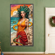 Load image into Gallery viewer, AB Diamond Painting - Full Round - Medusa by the sea (40*75CM)
