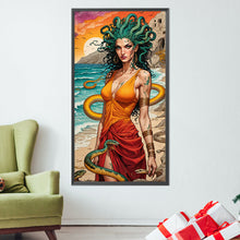 Load image into Gallery viewer, AB Diamond Painting - Full Round - Medusa by the sea (40*75CM)