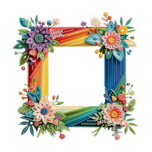 Load image into Gallery viewer, Special Shape Floral Diamond Painting Photo Frame Kits Bedroom Table Decor