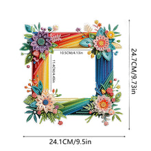 Load image into Gallery viewer, Special Shape Floral Diamond Painting Photo Frame Kits Bedroom Table Decor