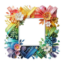Load image into Gallery viewer, Special Shape Floral Diamond Painting Photo Frame Kits Bedroom Table Decor