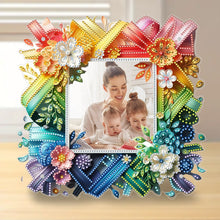 Load image into Gallery viewer, Special Shape Floral Diamond Painting Photo Frame Kits Bedroom Table Decor
