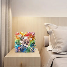 Load image into Gallery viewer, Special Shape Floral Diamond Painting Photo Frame Kits Bedroom Table Decor