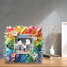 Load image into Gallery viewer, Special Shape Floral Diamond Painting Photo Frame Kits Bedroom Table Decor