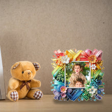 Load image into Gallery viewer, Special Shape Floral Diamond Painting Photo Frame Kits Bedroom Table Decor