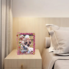 Load image into Gallery viewer, Special Shape Floral Diamond Painting Photo Frame Kits Bedroom Table Decor