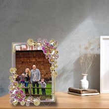 Load image into Gallery viewer, Special Shape Floral Diamond Painting Photo Frame Kits Bedroom Table Decor