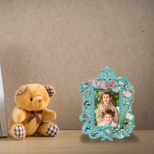 Load image into Gallery viewer, Special Shape Floral Diamond Painting Photo Frame Kits Bedroom Table Decor