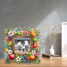 Load image into Gallery viewer, Special Shape Floral Diamond Painting Photo Frame Kits Bedroom Table Decor