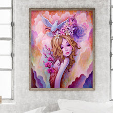 Load image into Gallery viewer, Diamond Painting - Full Round - girl (40*50CM)