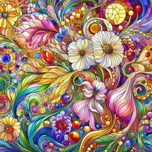 Load image into Gallery viewer, AB Diamond Painting - Full Round - colorful flowers (40*40CM)