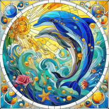 Load image into Gallery viewer, AB Diamond Painting - Full Round - dolphin (40*40CM)