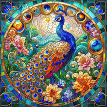 Load image into Gallery viewer, AB Diamond Painting - Full Round - Peacock (40*40CM)