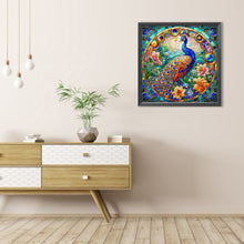 Load image into Gallery viewer, AB Diamond Painting - Full Round - Peacock (40*40CM)
