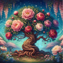 Load image into Gallery viewer, AB Diamond Painting - Full Round - fantasy flower tree (40*40CM)