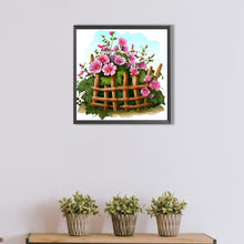 Load image into Gallery viewer, AB Diamond Painting - Full Round - flower fence (40*40CM)
