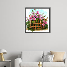 Load image into Gallery viewer, AB Diamond Painting - Full Round - flower fence (40*40CM)