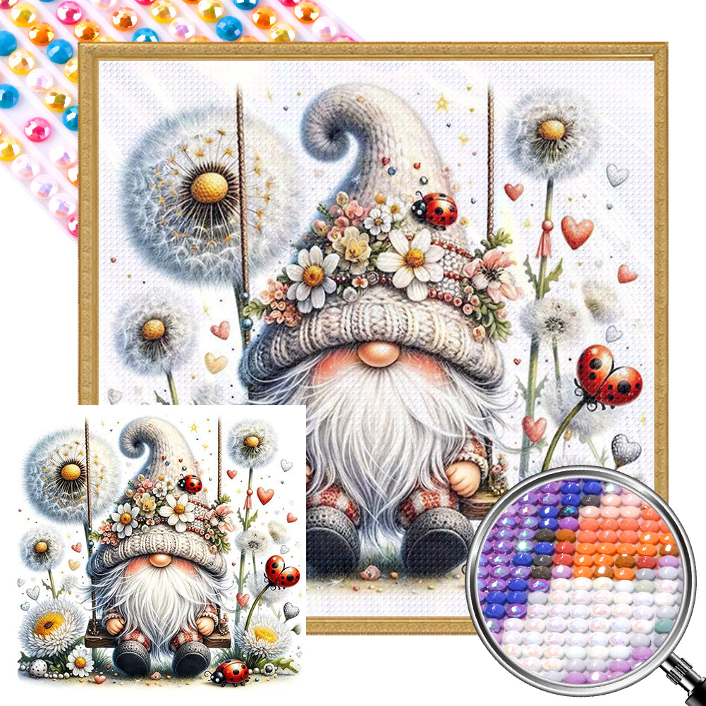 AB Diamond Painting - Full Round - Dandelion Gnome (40*40CM)