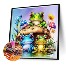 Load image into Gallery viewer, Diamond Painting - Full Round - cartoon frog (40*40CM)
