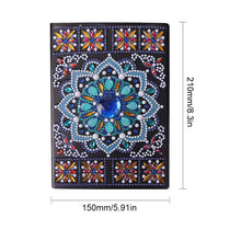 Load image into Gallery viewer, Special Shaped Mandala Diamond Painting Diary Book Rhinestone Art Hand Craft Kit