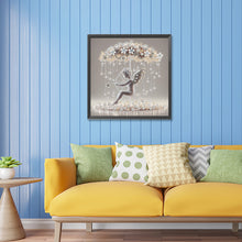 Load image into Gallery viewer, Diamond Painting - Partial Special Shaped - art umbrella cherub (30*30CM)