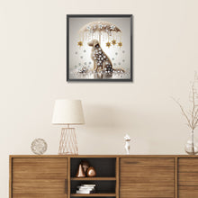 Load image into Gallery viewer, Diamond Painting - Partial Special Shaped - Art Umbrella Puppy (30*30CM)