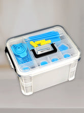 Load image into Gallery viewer, 111Pcs DIY Diamond Painting Tools Set Tweezers Art Craft Supplies (Blue)