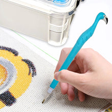 Load image into Gallery viewer, 111Pcs DIY Diamond Painting Tools Set Tweezers Art Craft Supplies (Blue)