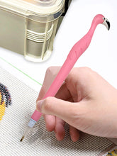 Load image into Gallery viewer, 111Pcs DIY Diamond Painting Tools Set Tweezers Art Craft Supplies (Pink)