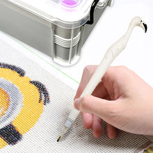 Load image into Gallery viewer, 111Pcs DIY Diamond Painting Tools Set Tweezers Art Craft Supplies (Purple)